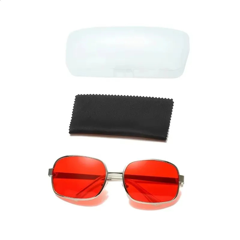 Fight Club Inspired Mens Fashion Glasses - Tyler Durden Style Stainless Steel Frame with PC Lenses Perfect for Parties 241228