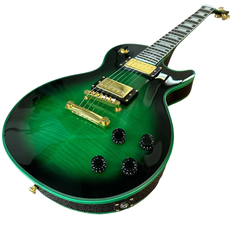 Premium-LP Model Guitars Featuring Golden Accessories Available In Exotic Colors