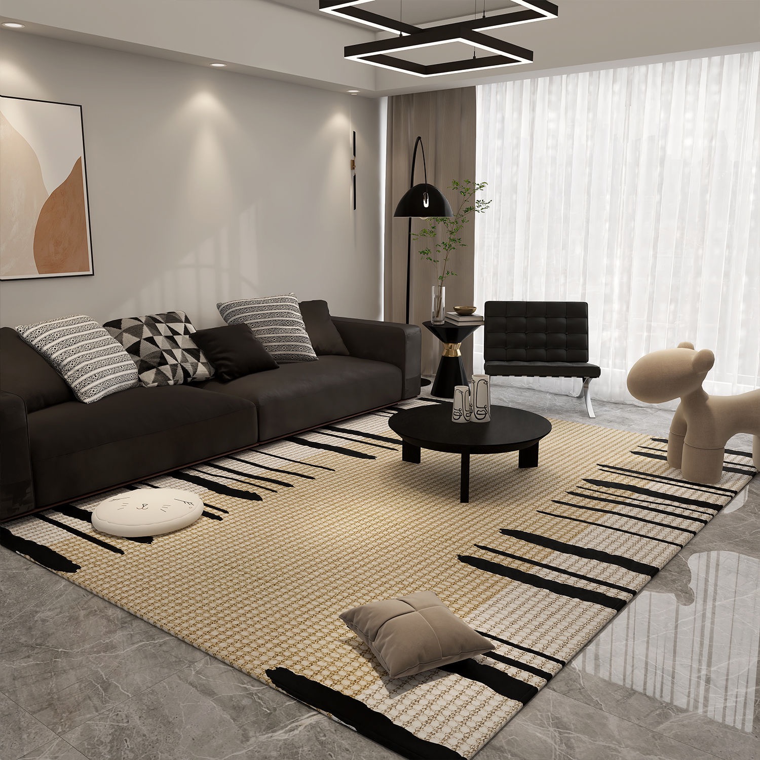 4832-29.88-PDD-Living Room Carpets Comfortable Refreshing Bedroom Decoration Rugs