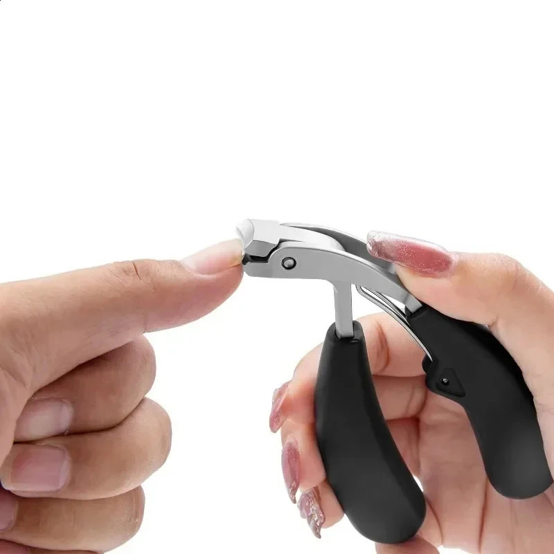 Stainless Steel Nail Clipper Curved Large Opening Anti-splash Nail Trimmer Ergonomic Pedicure Tools for Men Women 241223