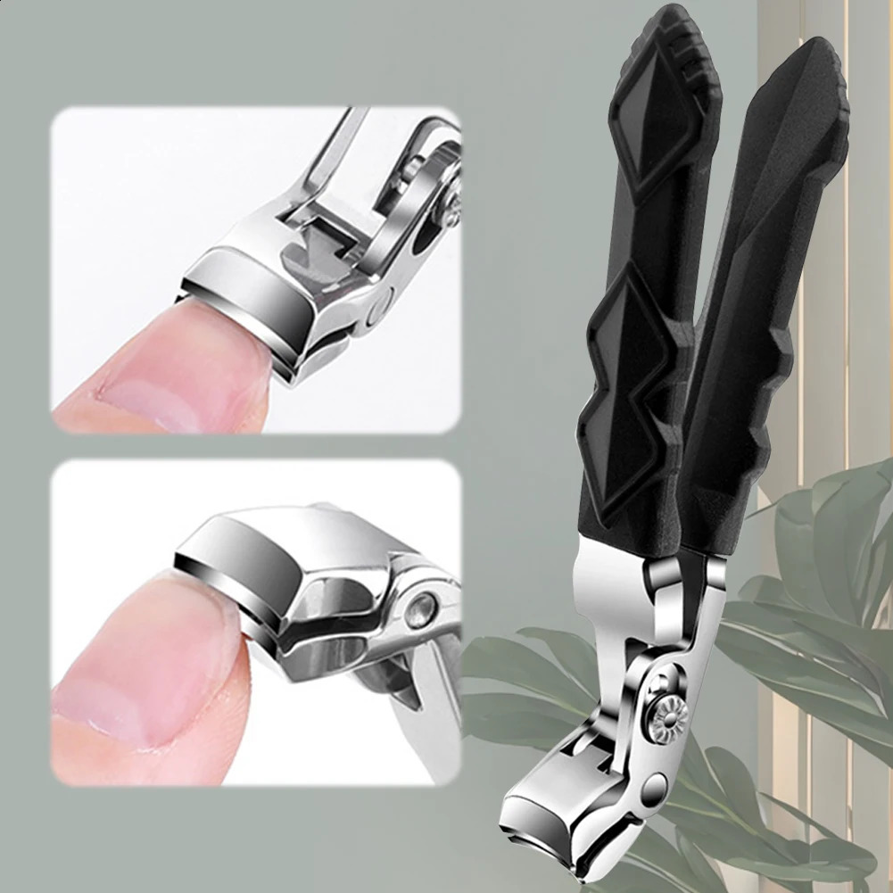 Stainless Steel Nail Clipper Toe Nail Clipper No Splashing Fingernail Clipper Nail Cutter Nails and Toenail Pliers for Seniors 241223