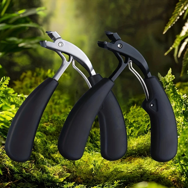 Curved large opening nail clippers efficient and durable toenail clippers thick and ingrown nails durable pedicure tools 241223