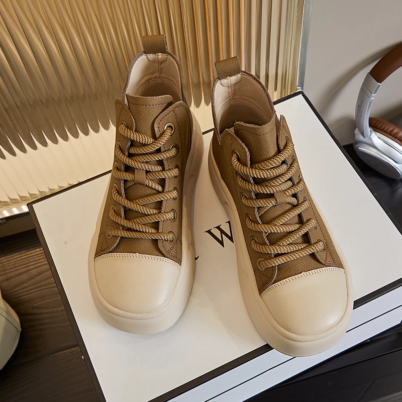 Spring and Autumn Women's Boots Flat Non-slip Female Shoes Large Size Fashion Women Ankle Boots