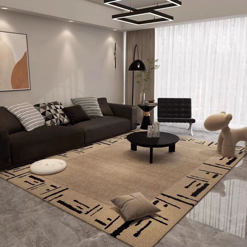 4863-53.88-GZX-Striped Art Carpet Elegant Large Area Living Room Carpets Comfortable