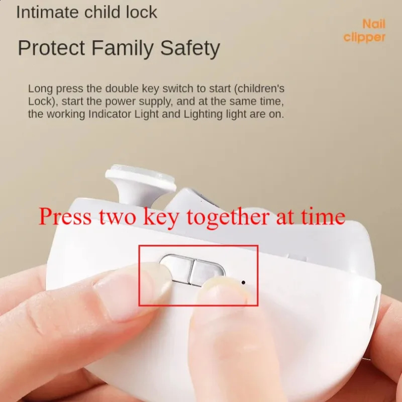 1pcs Automatic Nail Care Kit Manicure Nail Trimmer For Adult Baby Finger Toe Scissors Pedicure Thick Nails Cutter Sharpener 241223