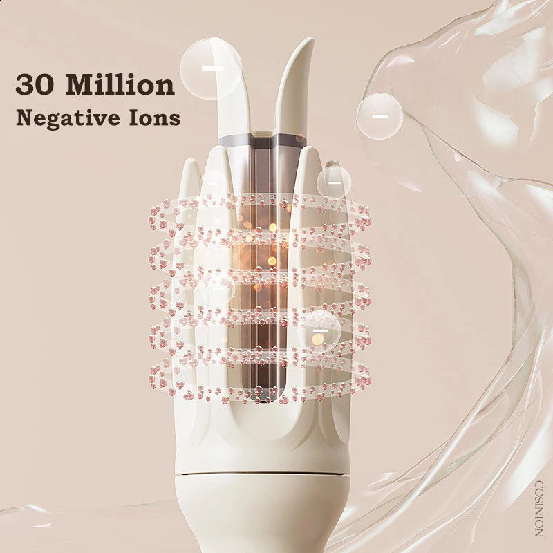 Negative Ions Automatic Hair Curler 28mm Electric Ceramic Curling Hair Stick Rotating Curl Waves Anti-Tangle Curling Iron Styler 241228