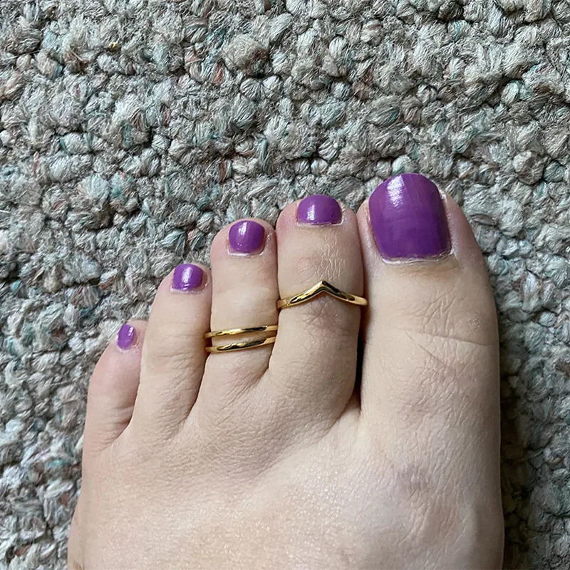 12Pcs Open Toe Rings for Women Foot Finger Ring Summer Beach Sandals Toering Set Barefoot Jewelry anillos para pies de mujer 241225