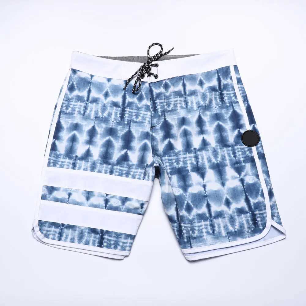 New Fashion Tiki Printed Mens Beach Shorts Bermuda Wooden Shorts High Quality 4-way Stretch Quick drying Swimsuit Surfing Swimsuit W241228