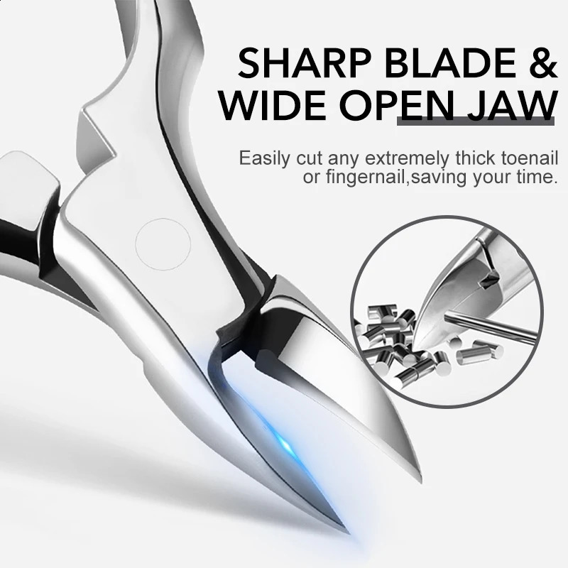 1Pcs Professional Material Nail Clippers For Thick Or Ingrown Toenails Cutter Nippers Pedicure Manicure Accessories And Tools 241223