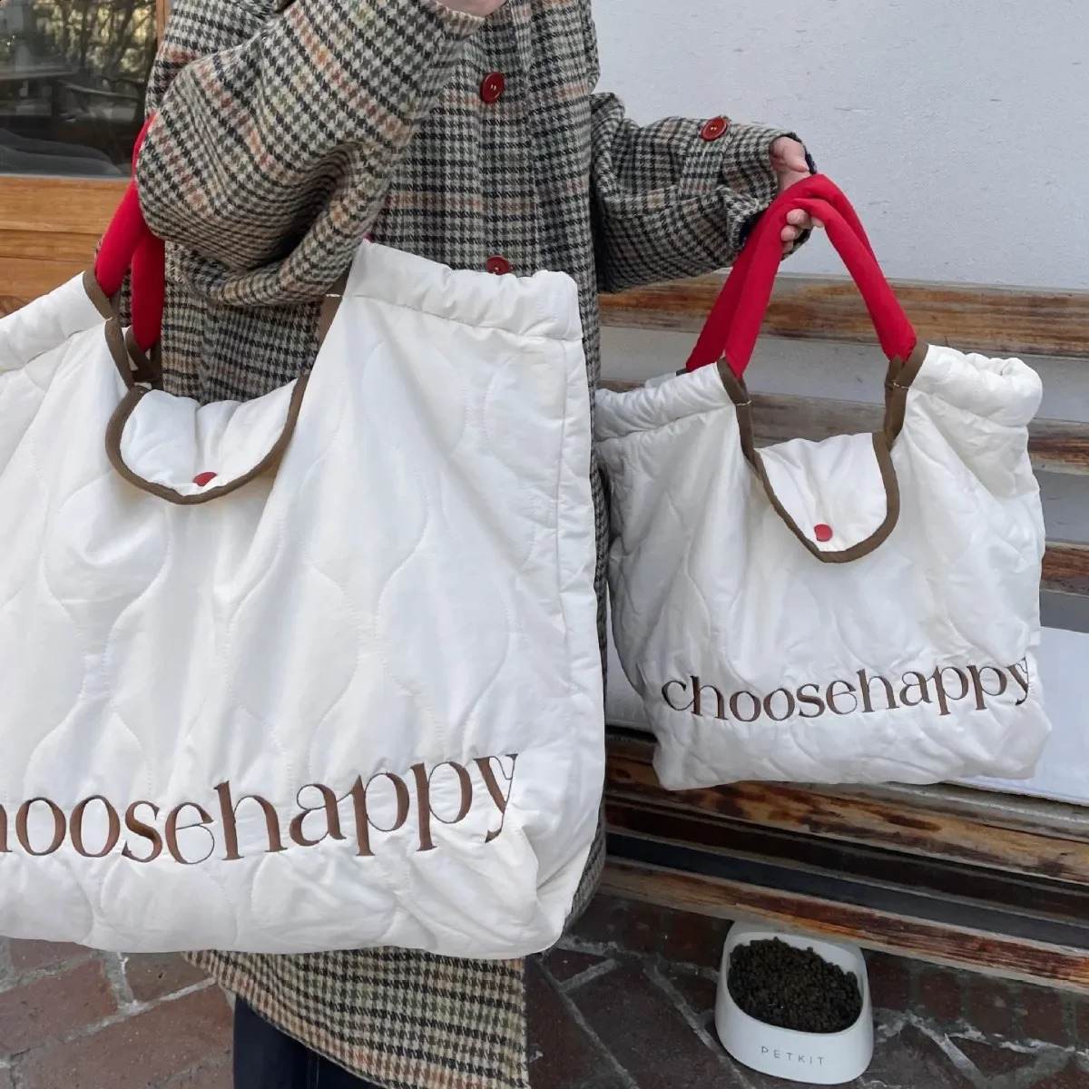 Large Capacity Pad Tote Women Shoulder Bag Soft Space Cotton Bags for Women Nylon Quilting Handbags Puffy Down Crossbody Bag 241227