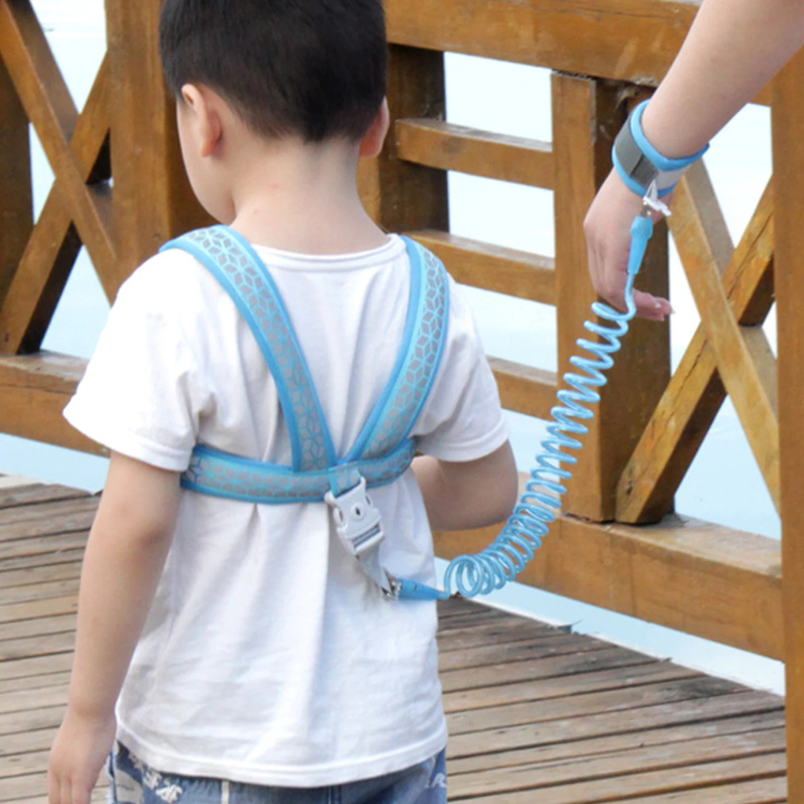 Toddler Leash Safety Harness Dual-Use Outdoor Walking Hand Belt Anti-lost Wristband Kids Safety Learning Walk Accessories 241230