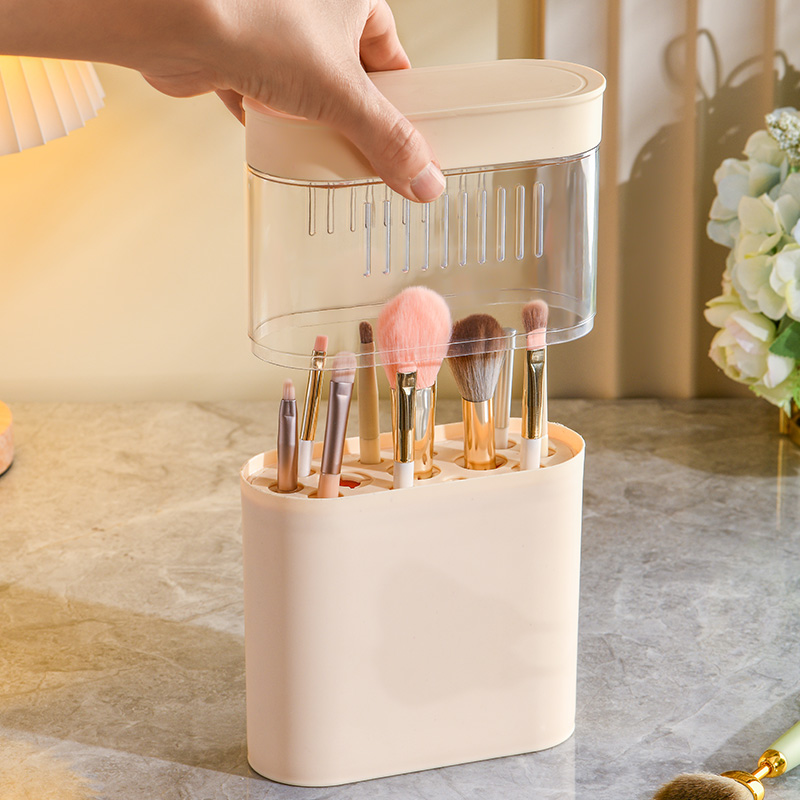 Elegant Transparent Makeup Tool Storage Case Spacious Drawer Unit for Lipsticks & Eyeshadow Palettes
