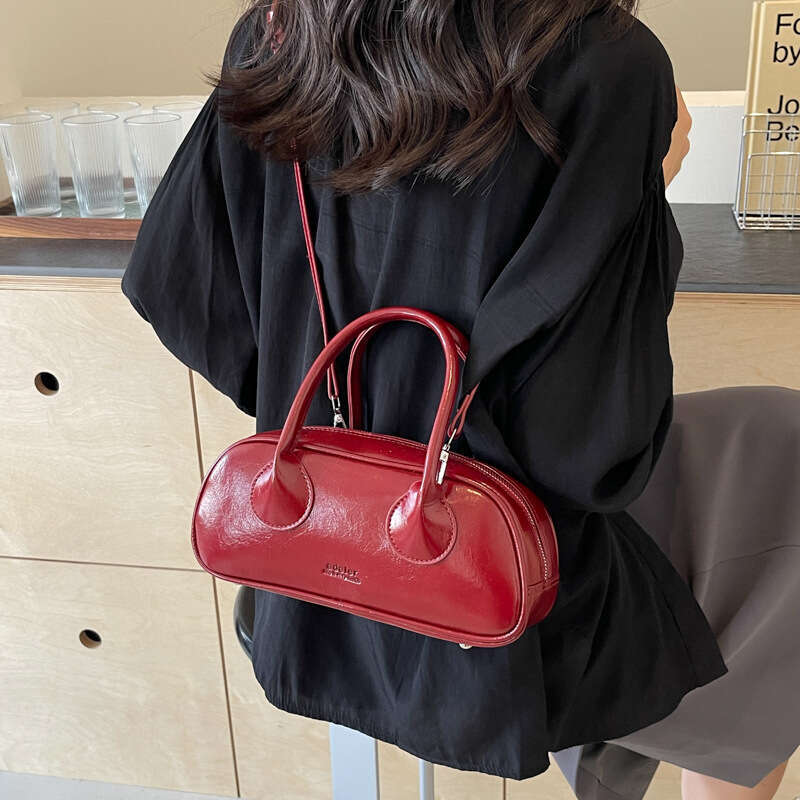 Korean Version Hand-Held Bowling For Women New Fashionable And Versatile Trend Armpit Bag, Niche Shoulder Bags