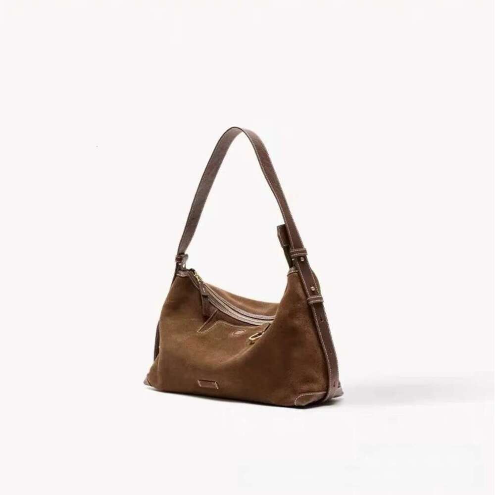 Women's Bags Handbag Down The Pine Track Series Shallow Hobo Commuting Simplechamois Leather Underarm Dumpg Bag For Women