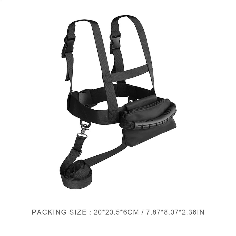 Children Ski Harness With Bag Traction Rope Baby Walking Durable Reliable Kids Ski Safety Belts Training Belt For Snowboarding 241230