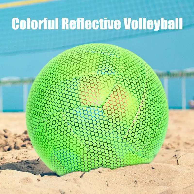 Indoor Volleyball Outdoor Competition Volleyball Glowing Ball Soft Beach Volleyball For Teens Volleyball For Gym Training BeachXJ241230