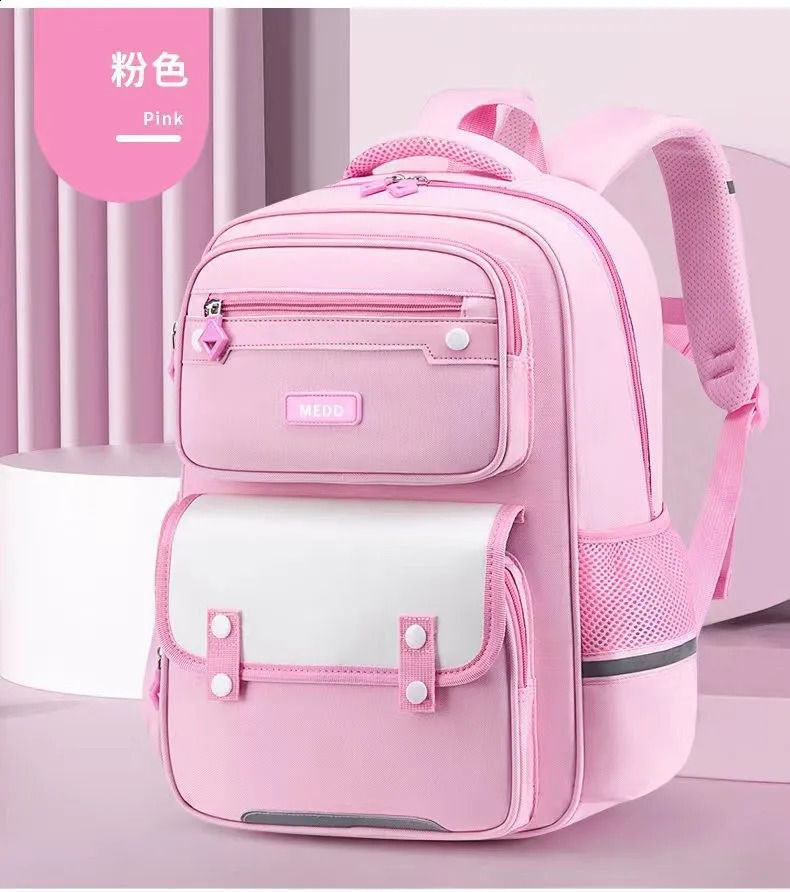 waterproof Children School Bags For Girls Boys Kids Backpack Orthopedic Backpack schoolbag Primary School backpack mochila 241230