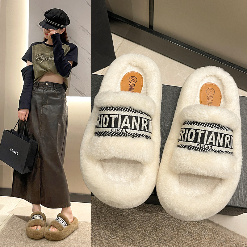 free shipping slides designer women shoes thick soled cotton slippers slipper flat bottom slippers women slipper sandals sliders women 35-40 For ladie