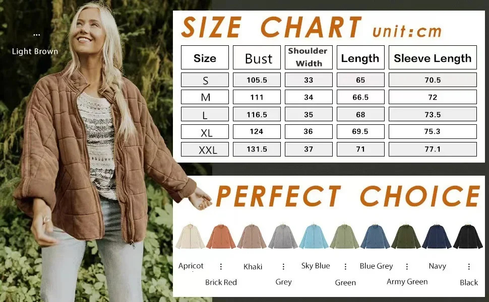 2025 Autumn Women Parka Black Solid Long Sleeve Pocket Jacket Female Coat Spring Trendy Padding Fashion Casual Lady Clothes