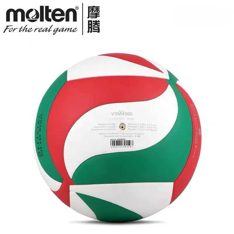 Molten Volleyball V5M4500 Professional Competition Hard Row Wear-resistant No. 5 PU Indoor and Outdoor Training VolleyballXJ241230