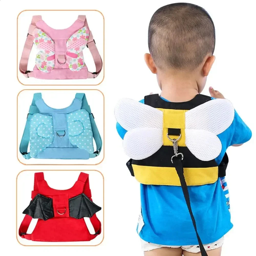 Baby Safety Toddler Wing Walking Harness Child Strap Belt Keeper Reins Baby Cabinet Straps Belt Walking Assistant Belt 241230