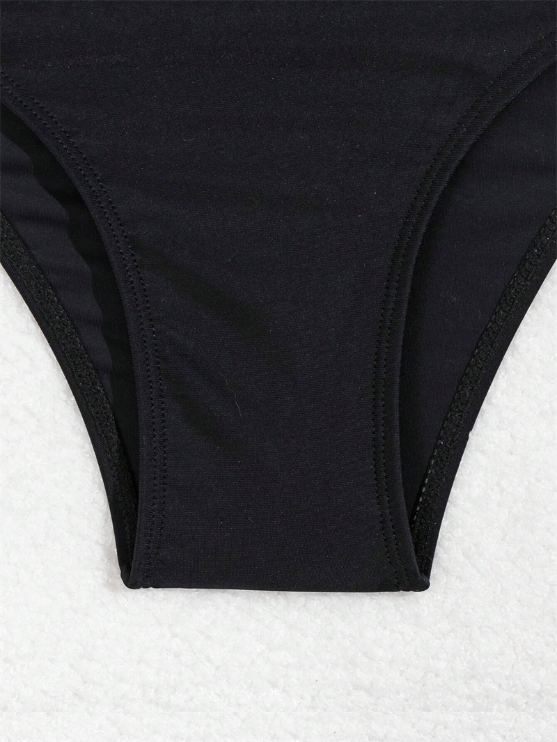 Women Sexy Criss-Cross Bikini Halter Neck Swimsuit Push Up Tops Pleated High Waist Bikinis Set Swimwear Ladies Brazilian Biquini Low Back Bathing Suit