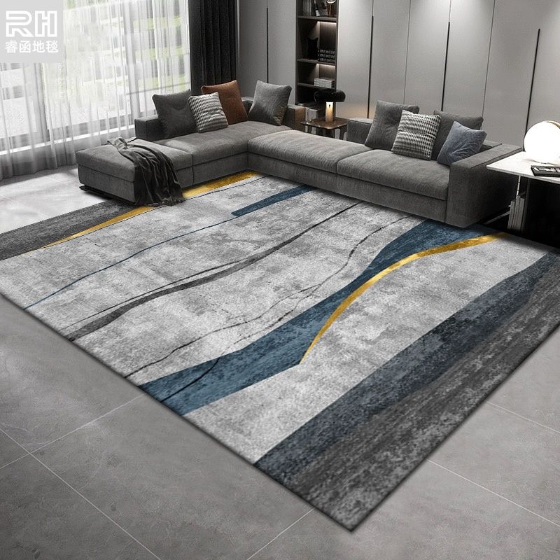 4679-57.8-GZX-Striped Art Carpet Elegant Large Area Living Room Carpets Comfortable