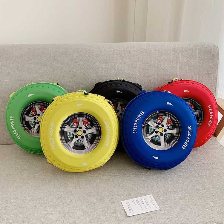 New Korean Version Children's Backpack Tire Fashion Design Kindergarten Backpack Boys' Backpack Hard Shell