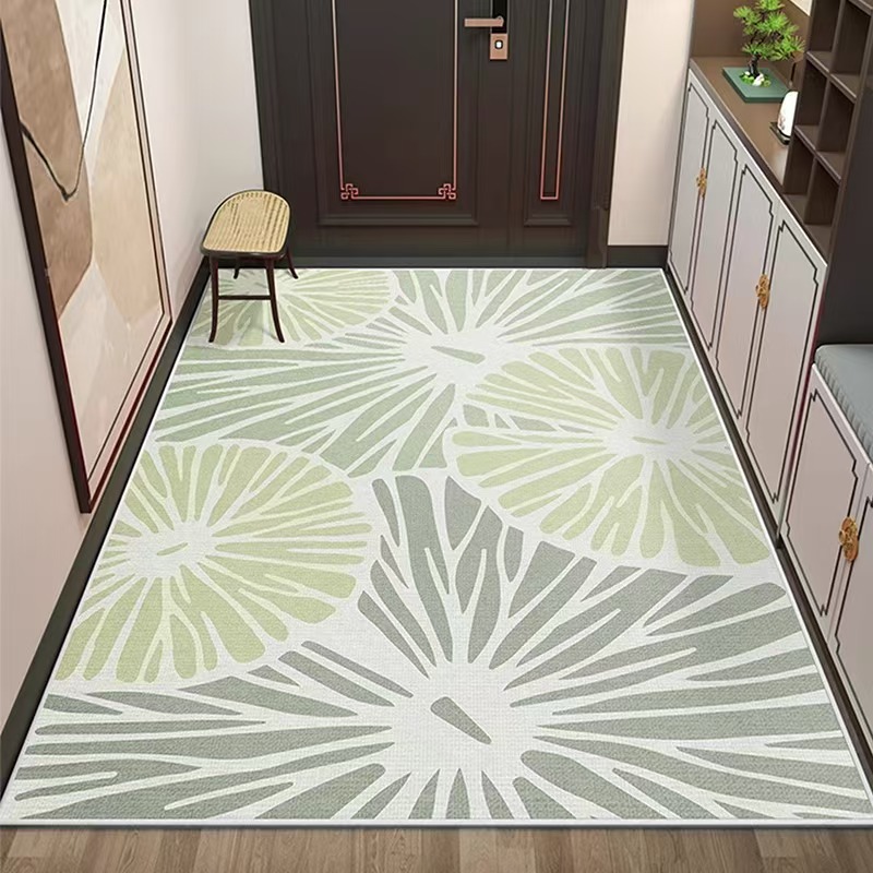4686-54.8-BB-Modern Simple Beige Living Room Carpet Oversized Bedroom Line Rug
