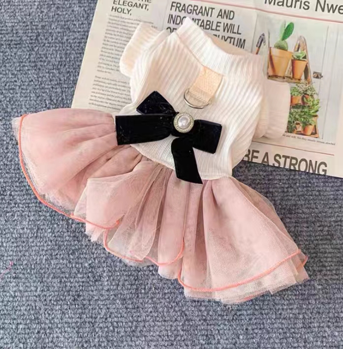 Dog Clothes Pet Cat Spring/Summer Thin traction Summer Princess Puppy skirt Teddy Pomeranian Bear Poodle