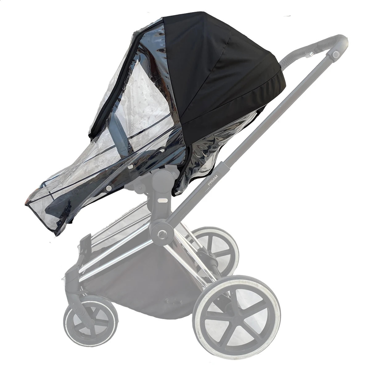 Stroller Rain Cover Compatible With Cybex Priam Mios Balios Stroller Stroller Accessory Wind Cover Transparent EVA Weather 241230