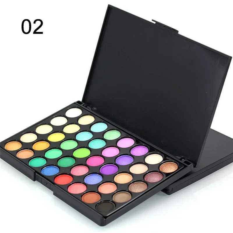 40 Colors Matte Eyeshadow Pallete Make Up Earth Palette EyeShadow Makeup Glitter Waterproof Lasting Makeup Add Eye Shadow BrushXJ241230