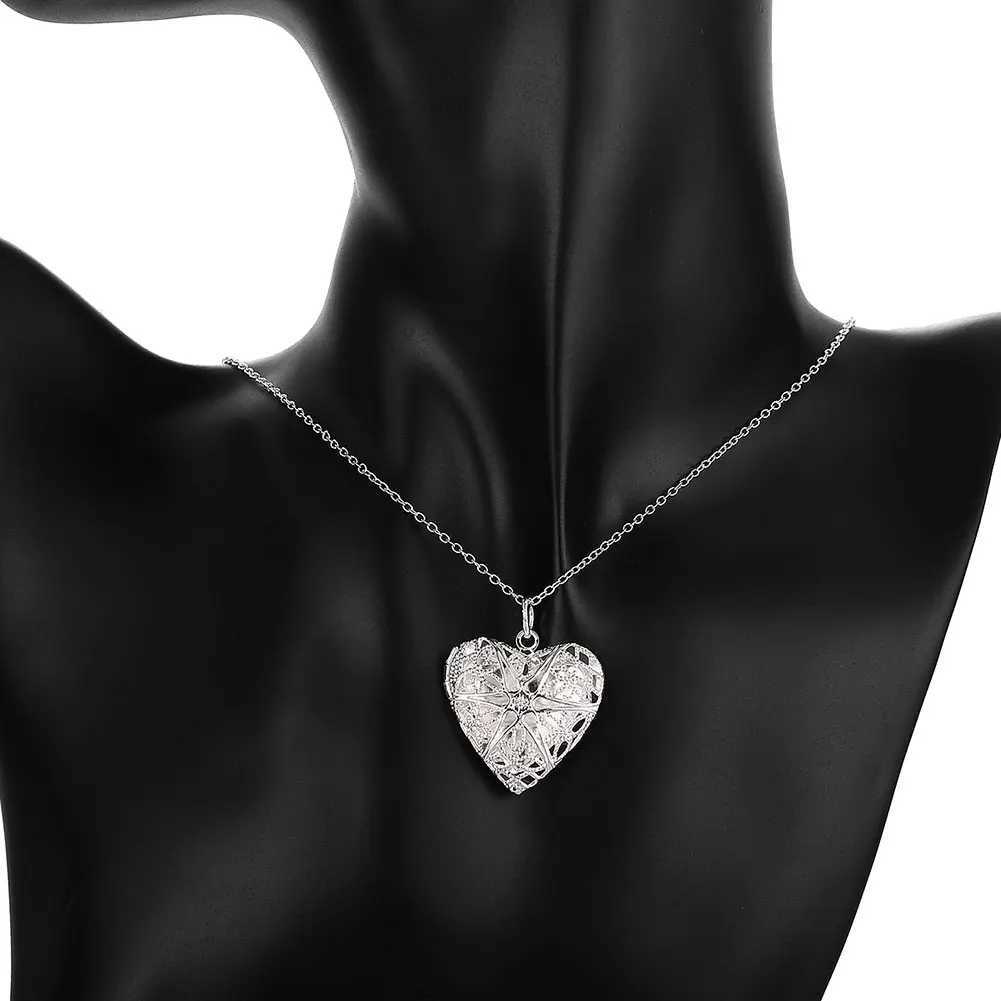 925 sterling silver necklace Zilver Meerdere clothes hanger Hart Ronde Sleutel Kruis Ketting Voor Vrouw mens party Sieraden Slang Ketting W241230