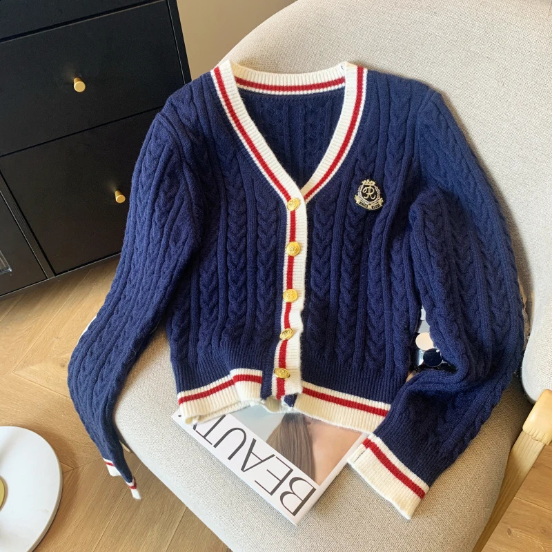 2024 Autumn Winter Cashmere Top Women V Neck Pullover Warm Knitwear Jumper Woman Clothes Twist Outwear Knited Tops Women 241228