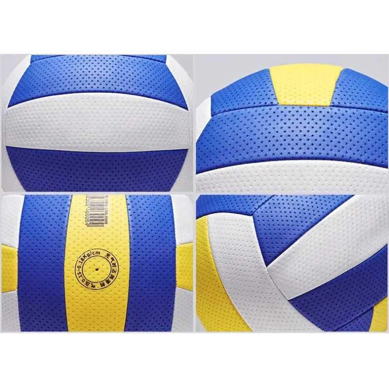 Soft Air Volleyball Beach PVC Machine Sewn Volleyball No.5 Special Ball For Student Competition Standard Volleyball Sports BallsXJ241230