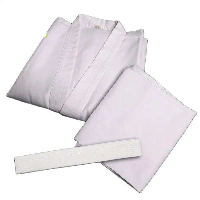 Quality Dobok child adult karate uniform suit WTF Taekwondo kick boxing MMA Martial art training clothes dobok 55%cotton 241230