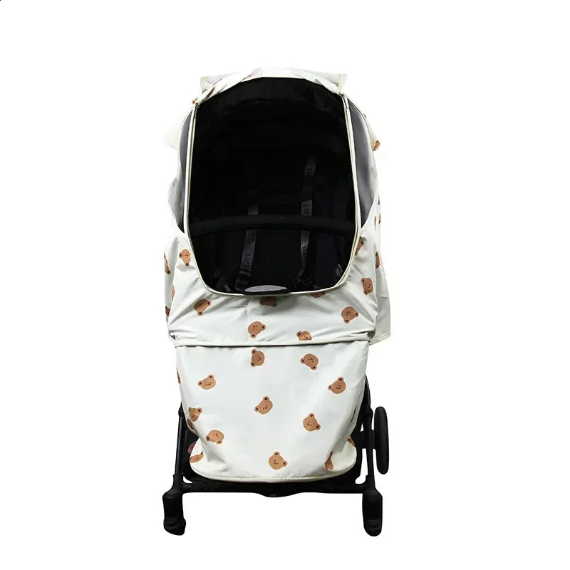 Stroller Baby Stroller Cover Protective Clothing Winter Waterproof Summer Sunscreen Windshield Baby Stroller Warm Cover Sunshade 241230