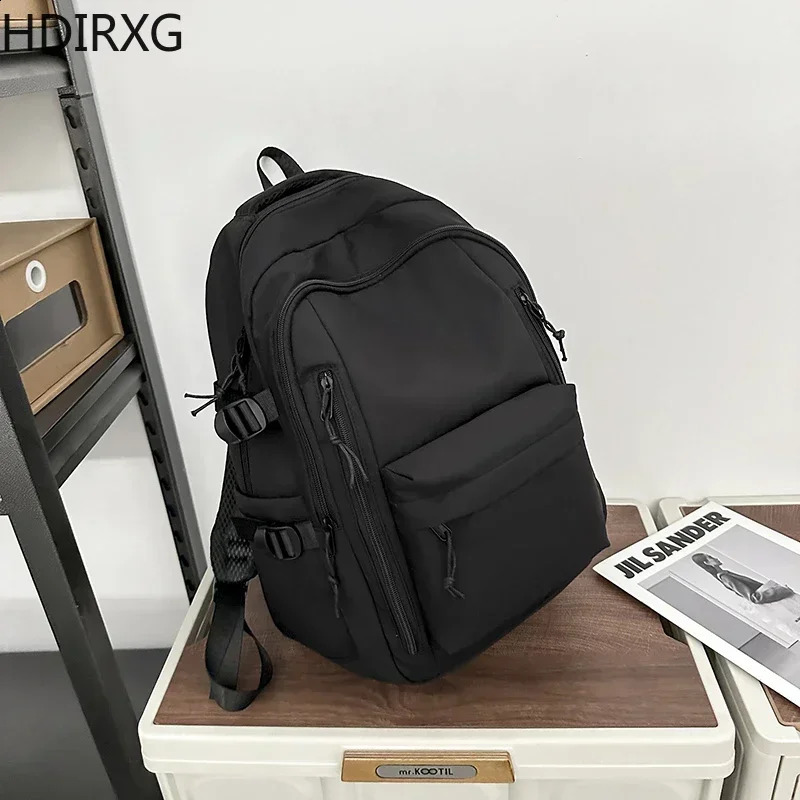 Nylon Zipper Womens Backpack Teenager Cute High Quality Schoolbag Casual Handbags Large Capacity School Bags 241230