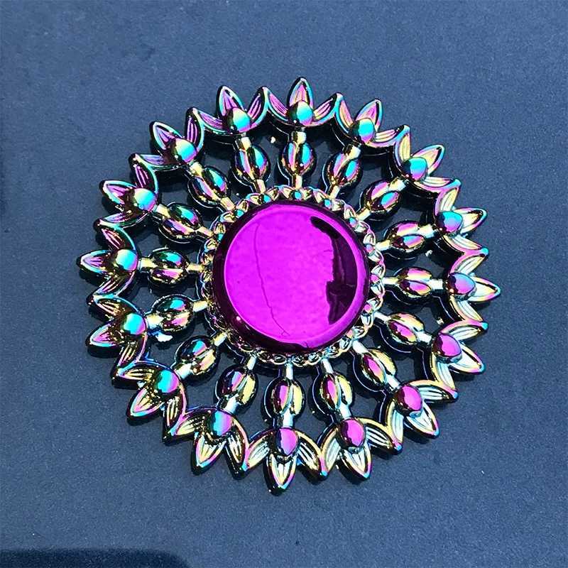 Rainbow Fidget Metal Spinners Color Finger Spinners High Speed Hand Spinners Fidget Toys Relieve Stress W241230