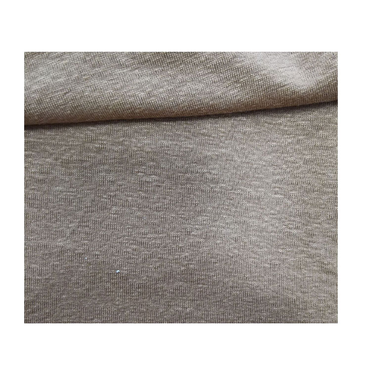 Lightweight natural sweat resistant 21s cotton and en frame plain color single-sided knitted T-shirt cardigan fashion fabric L366D-165
