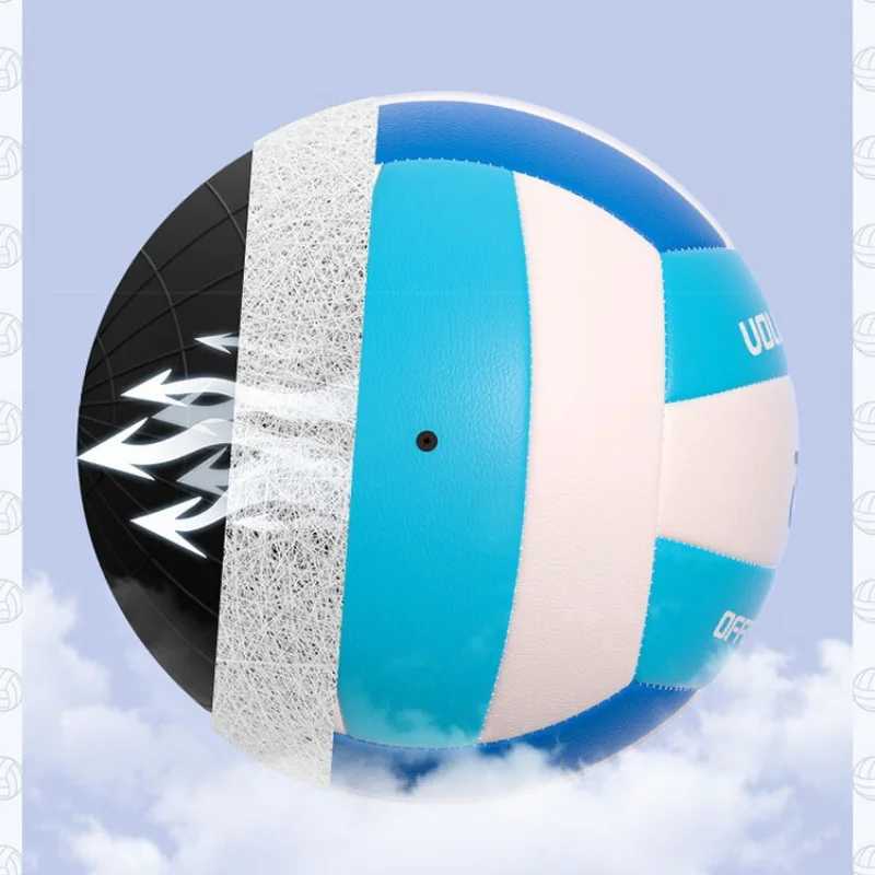 Size 5 Standard Volleyball School Test Special Ball Thicken Wear-resistant Beach Soft Row High Elastic Competition BasketballXJ241230