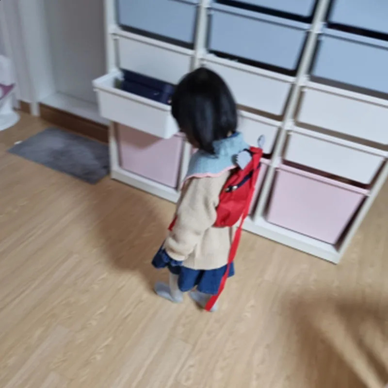 Baby Anti-lost Bag Polyester Cartoon Bear Safety Harness Backpack Children Comfortable Schoolbag Toddler Walking Keeper Strap 241230
