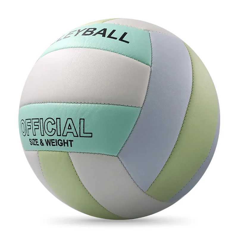 Soft Air Volleyball Beach PVC Machine Sewn Volleyball No.5 Special Ball for Middle School Entrance Examination CompetitionXJ241230
