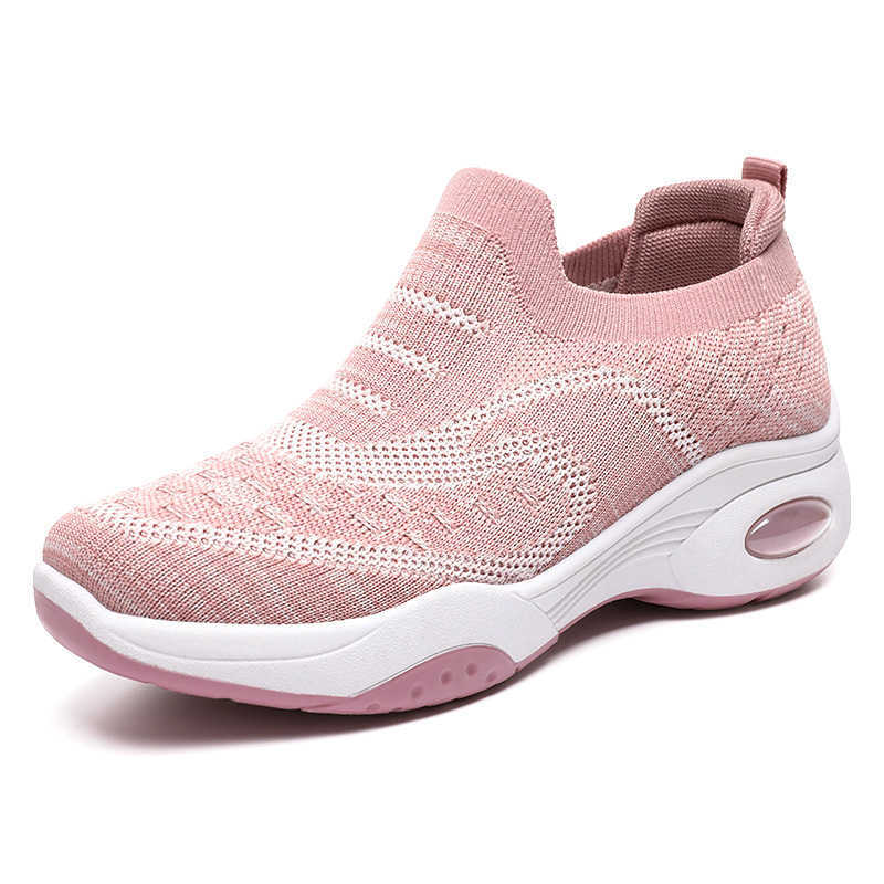 Womens New Womens Shoes Soft Sole Air Cushioned Shoes Breathable Casual Sports Shoes for Women
