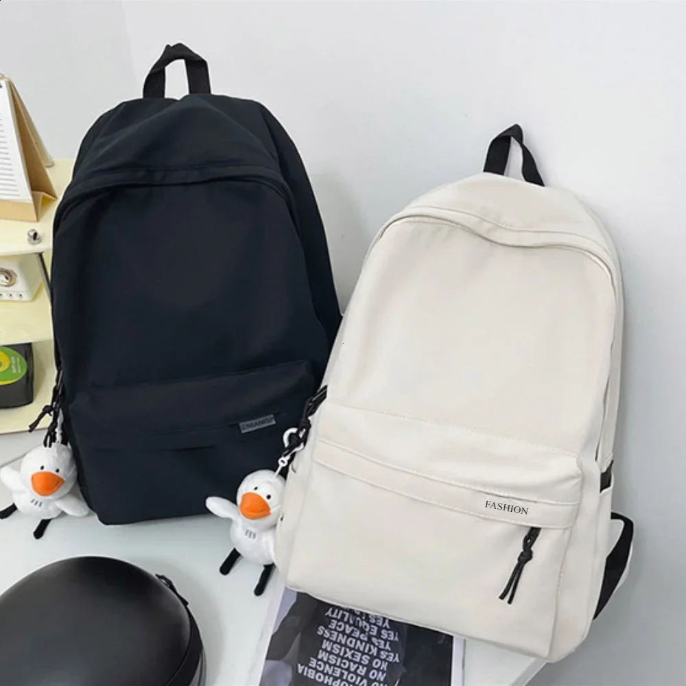 Creative Waterproof Teenage Nylon Book Bag Large Capacity Backpack Fashion Students School Bag Boys Girls Travel 241230