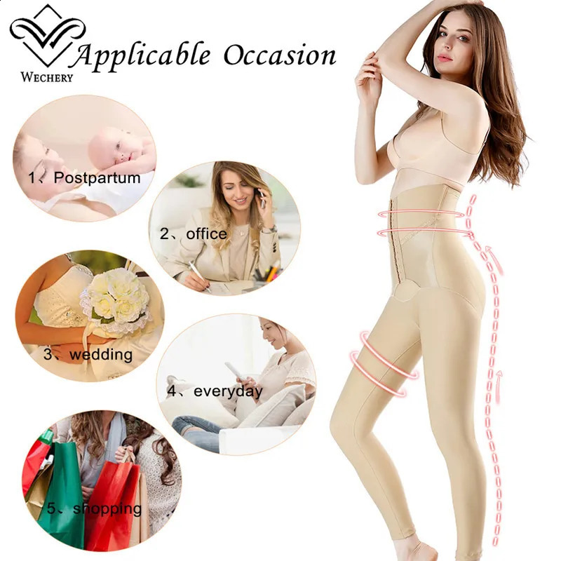 Slimming Tummy Control Panties Thigh Shapers Women High Waist Shapewear Body Long Pants Underwear Hip Lift Panty 241230