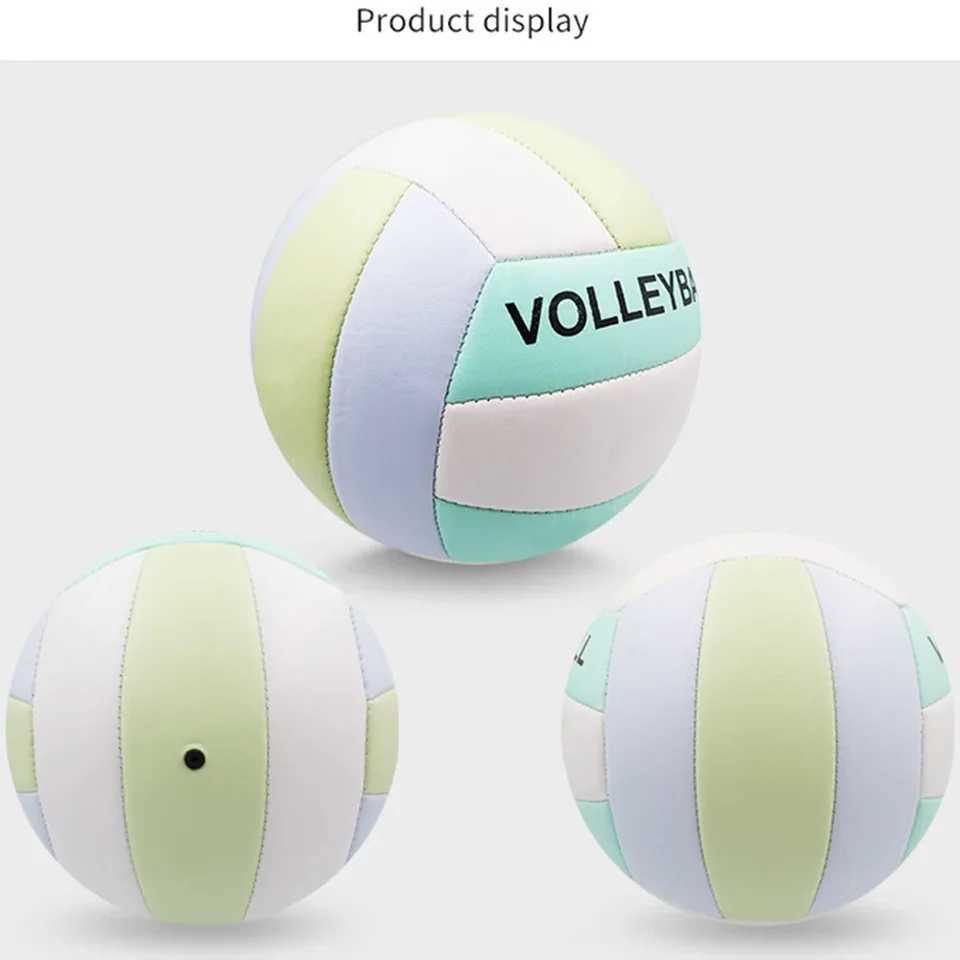 1pc Size 5 Volleyball Rubber+PVC Ball Sports Sand Beach Playground Gym Game Play Portable Training For Outdoor Indoor TrainingXJ241230