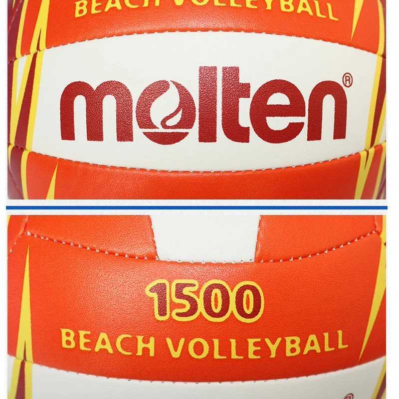 Molten Volleyball Balls Standard Size 5 Soft PU Machine-stitched Wear-resistant Ball Outdoor Match Training Beach VolleyballXJ241230