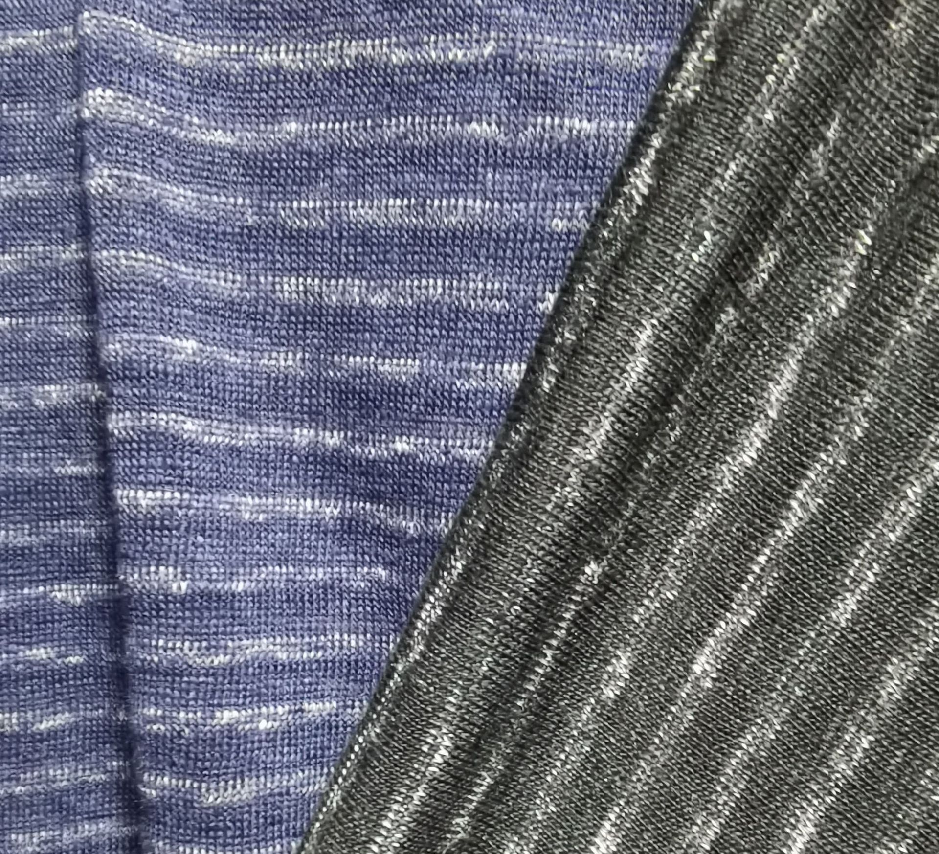 Thickened cotton en blended anti noodle single-sided knitted casual wear T-shirt vest men's fabric