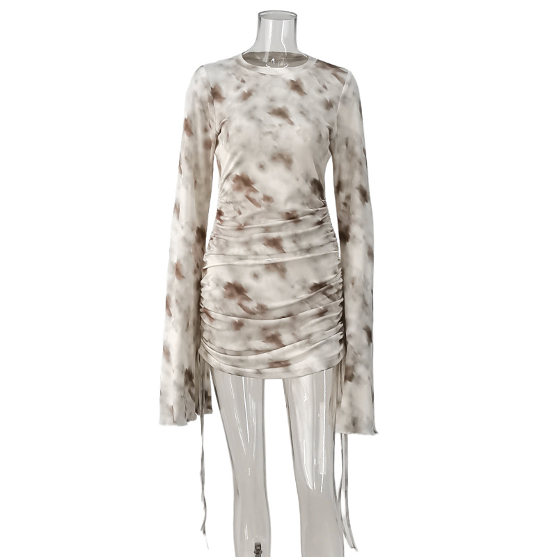 B222 Women's Plain Sexy Suspender Dress